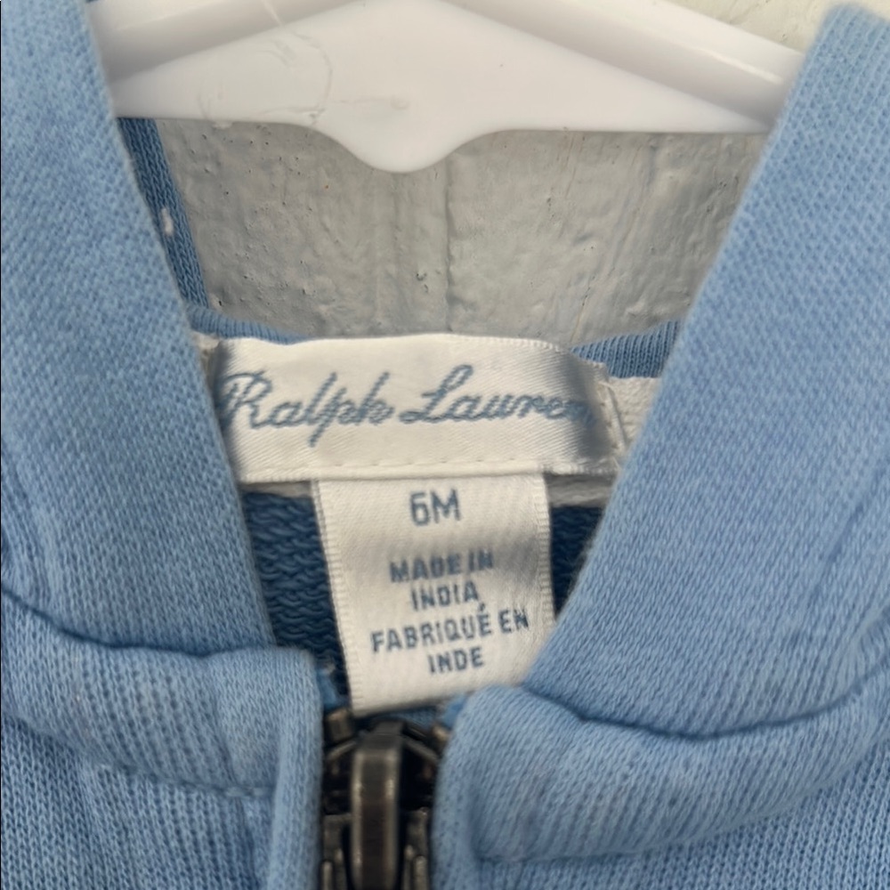 Polo by Ralph Lauren Baby Hoodie, size 6M - Picture 3 of 4